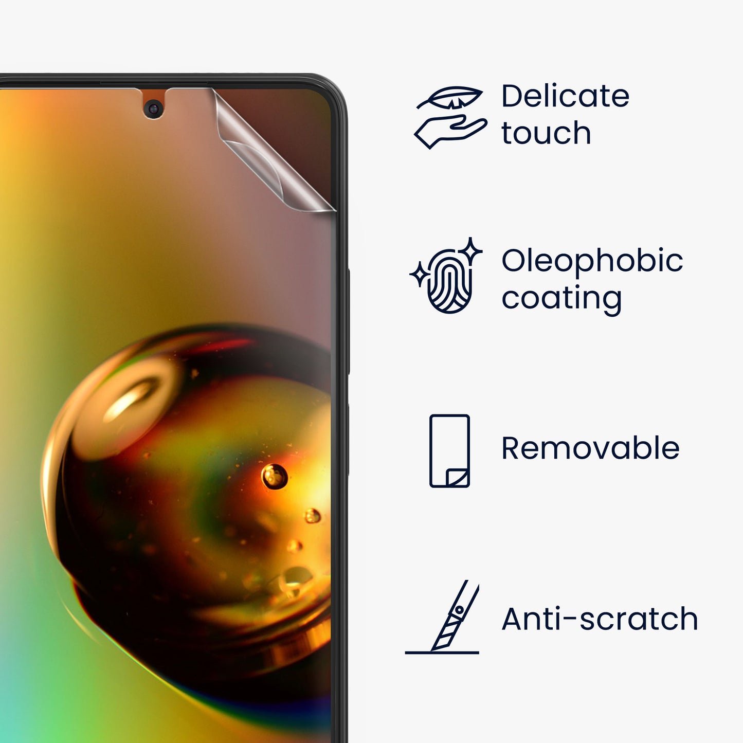 3x Folie kristallklar für Xiaomi 11T / 11T Pro