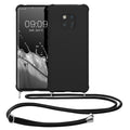 kwmobile Necklace Case kompatibel mit Huawei Mate 20 Pro Hülle - Cover mit Kordel zum Umhängen - Silikon Schutzhülle
