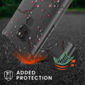 kwmobile Necklace Case kompatibel mit Huawei Mate 20 Hülle Silikon Cover mit Handykette Kirschblütenblätter