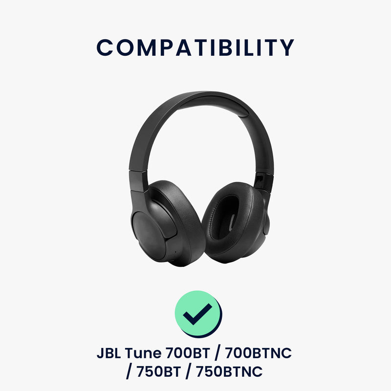 kwmobile Ohr Polster für JBL Tune 700BT / 700BTNC / 750BT / 750BTNC Ohrpolster Ersatz Ohrpolster Kopfhörer Ersatzteile Kopfhörer Ersatzpolster für Over Ear Headphones
