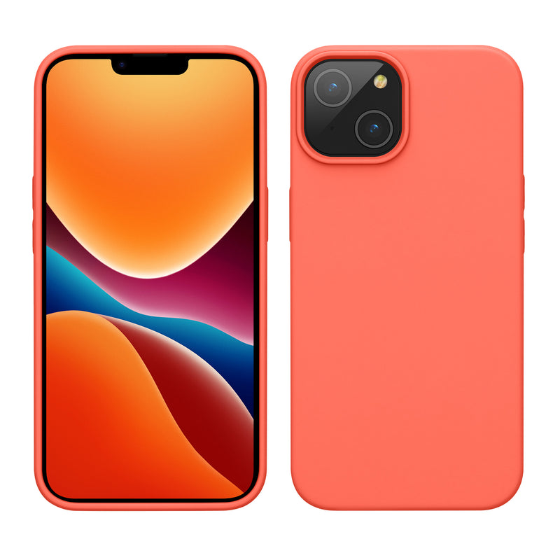 kwmobile Handyhülle für iPhone 14 - Hülle Silikon - kabelloses Laden