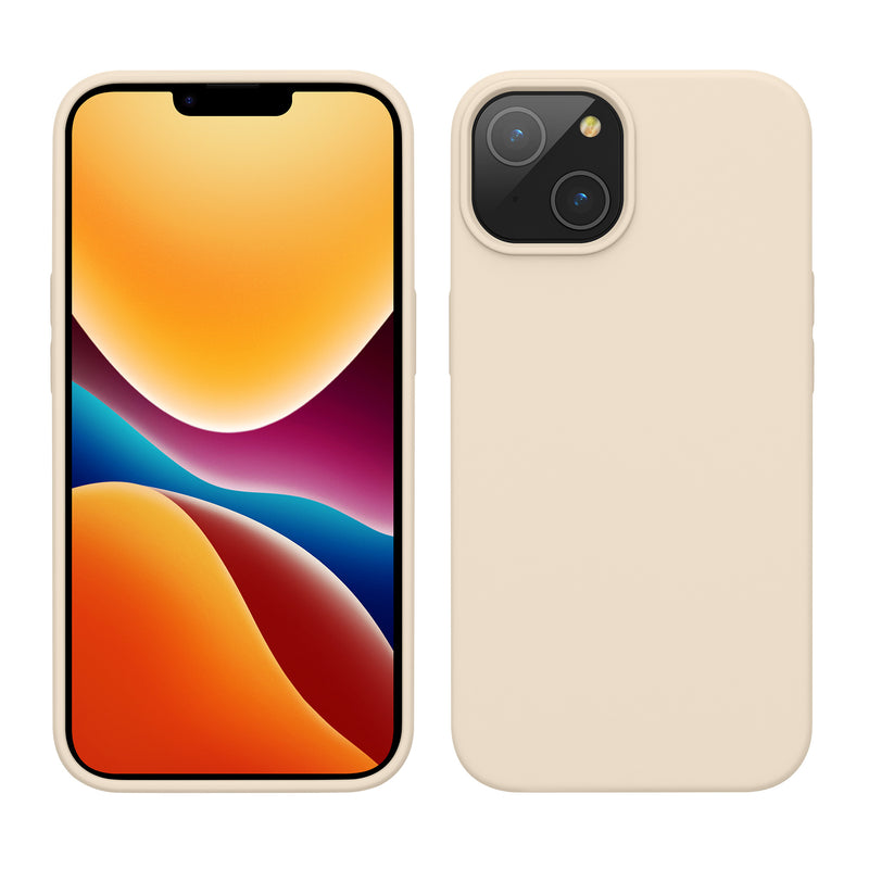 kwmobile Handyhülle für iPhone 14 - Hülle Silikon - kabelloses Laden