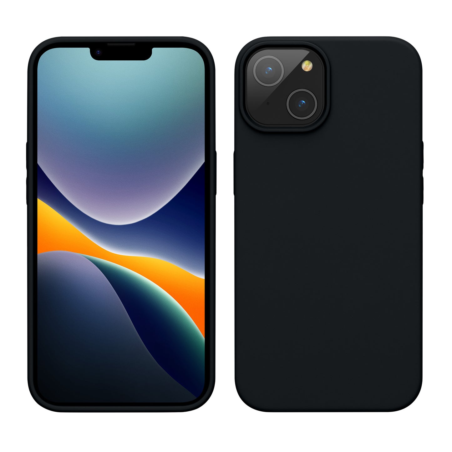 kwmobile Handyhülle für iPhone 14 - Hülle Silikon - kabelloses Laden