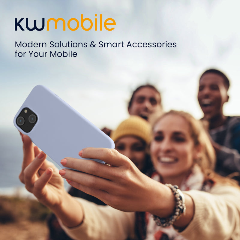 kwmobile Handyhülle für iPhone 14 - Hülle Silikon - kabelloses Laden
