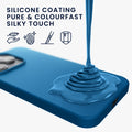 kwmobile Handyhülle für iPhone 14 Plus Case - Hülle Silikon - kabelloses Laden