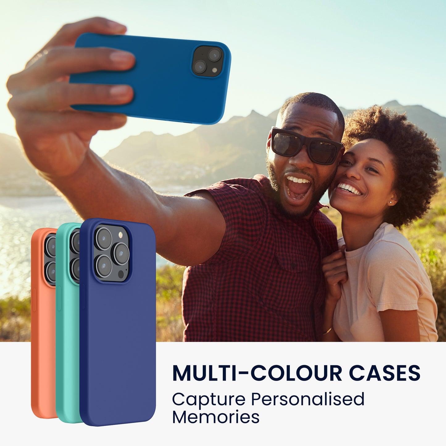 kwmobile Handyhülle für iPhone 14 Plus Case - Hülle Silikon - kabelloses Laden