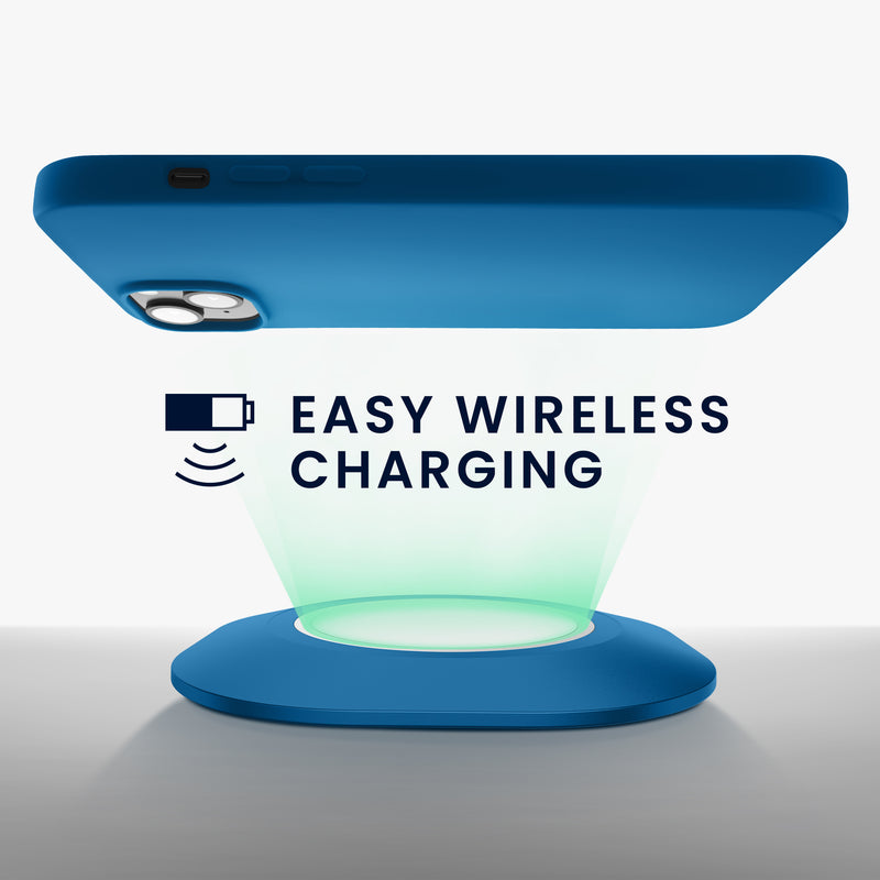 kwmobile Handyhülle für iPhone 14 Plus Case - Hülle Silikon - kabelloses Laden