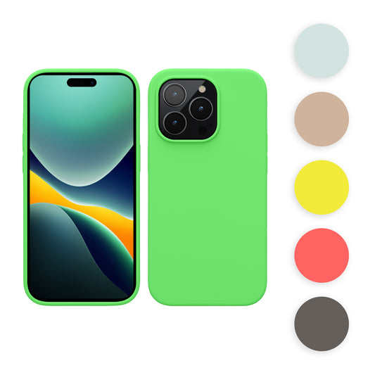 kwmobile Handyhülle für iPhone 14 Pro Hülle, für iPhone 14 Pro Case - Hülle Silikon - kabelloses Laden - Veilchen Lila Veilchen Lila  