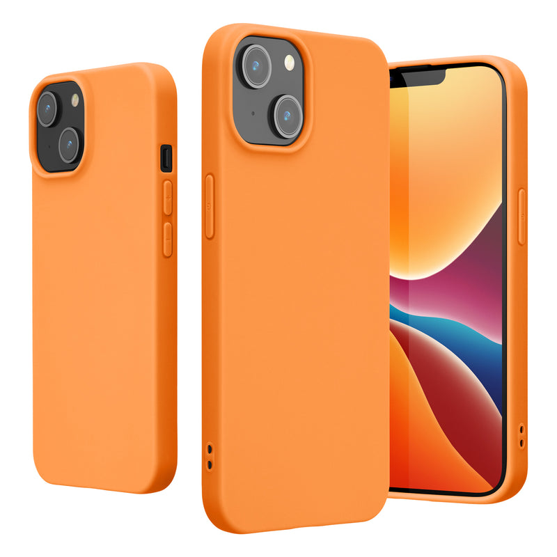 kwmobile Hülle für das iPhone 14 Hülle - weiche und schlanke Silikon Handyhülle - stoßabsorbierendes flexibles Case - kabelloses Laden