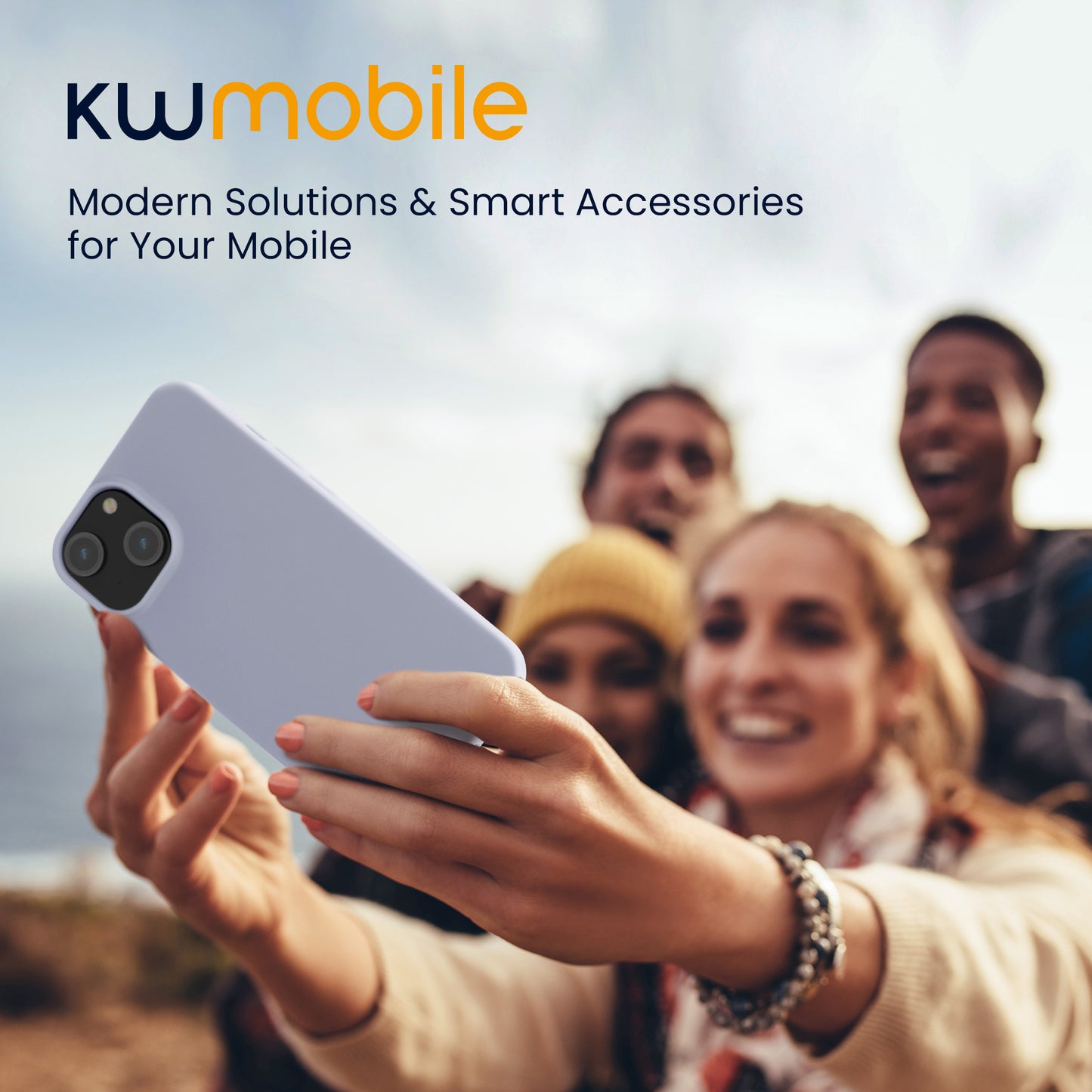 kwmobile Hülle für das iPhone 14 Hülle - weiche und schlanke Silikon Handyhülle - stoßabsorbierendes flexibles Case - kabelloses Laden