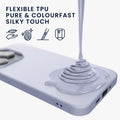 kwmobile Hülle für das iPhone 14 Hülle - weiche und schlanke Silikon Handyhülle - stoßabsorbierendes flexibles Case - kabelloses Laden