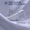 kwmobile Hülle für das iPhone 14 Hülle - weiche und schlanke Silikon Handyhülle - stoßabsorbierendes flexibles Case - kabelloses Laden