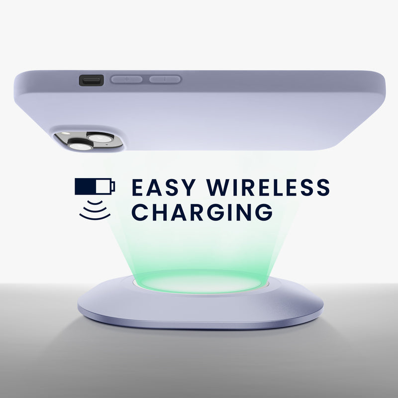 kwmobile Hülle für das iPhone 14 Hülle - weiche und schlanke Silikon Handyhülle - stoßabsorbierendes flexibles Case - kabelloses Laden
