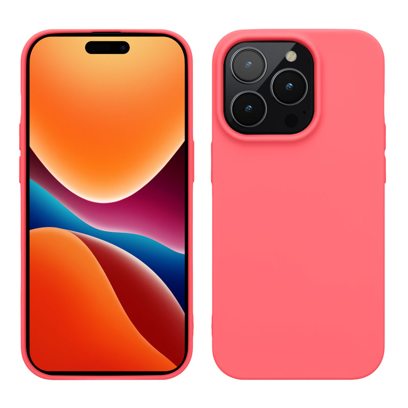 kwmobile Hülle für das iPhone 14 Pro Hülle - weiche und schlanke Silikon Handyhülle - stoßabsorbierendes flexibles Case - kabelloses Laden