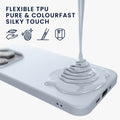 kwmobile Hülle für das iPhone 14 Pro Max Hülle - weiche und schlanke Silikon Handyhülle - stoßabsorbierendes flexibles Case - kabelloses Laden