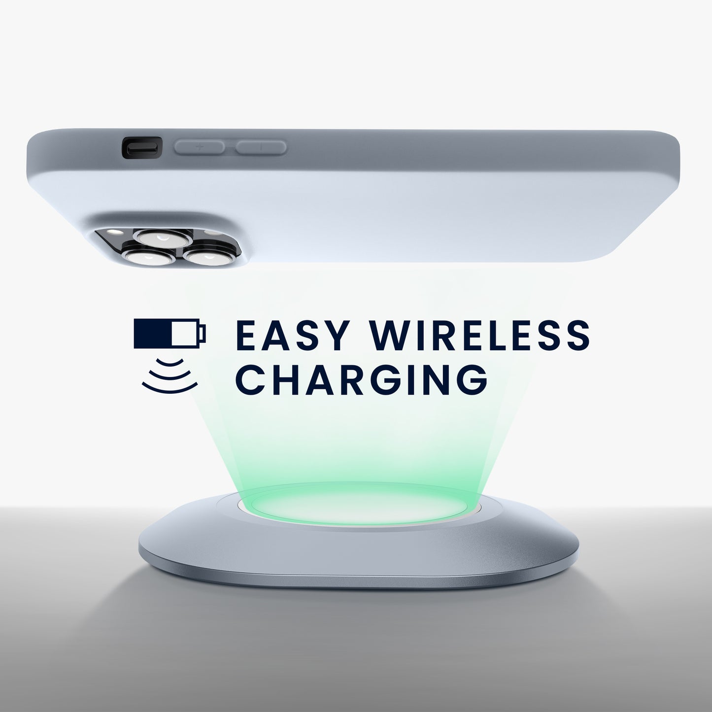kwmobile Hülle für das iPhone 14 Pro Max Hülle - weiche und schlanke Silikon Handyhülle - stoßabsorbierendes flexibles Case - kabelloses Laden
