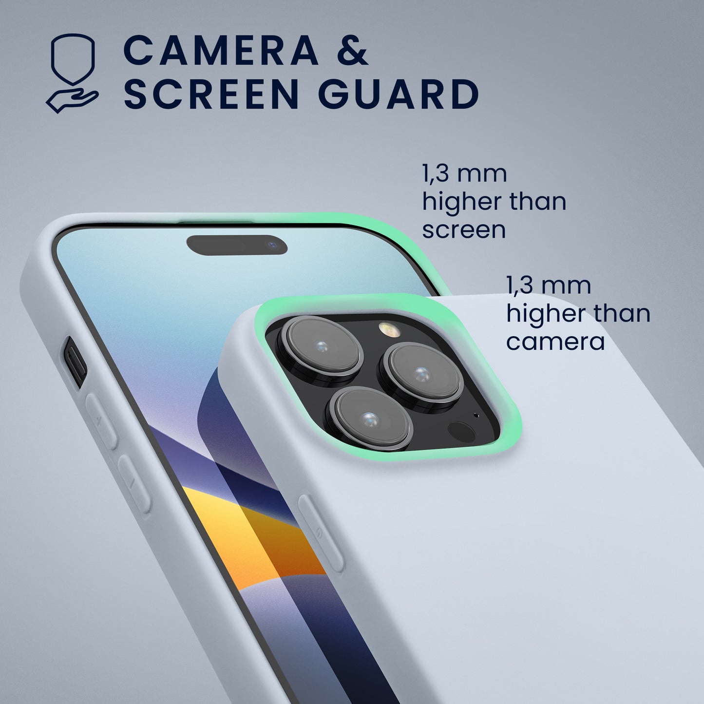 kwmobile Hülle für das iPhone 14 Pro Max Hülle - weiche und schlanke Silikon Handyhülle - stoßabsorbierendes flexibles Case - kabelloses Laden