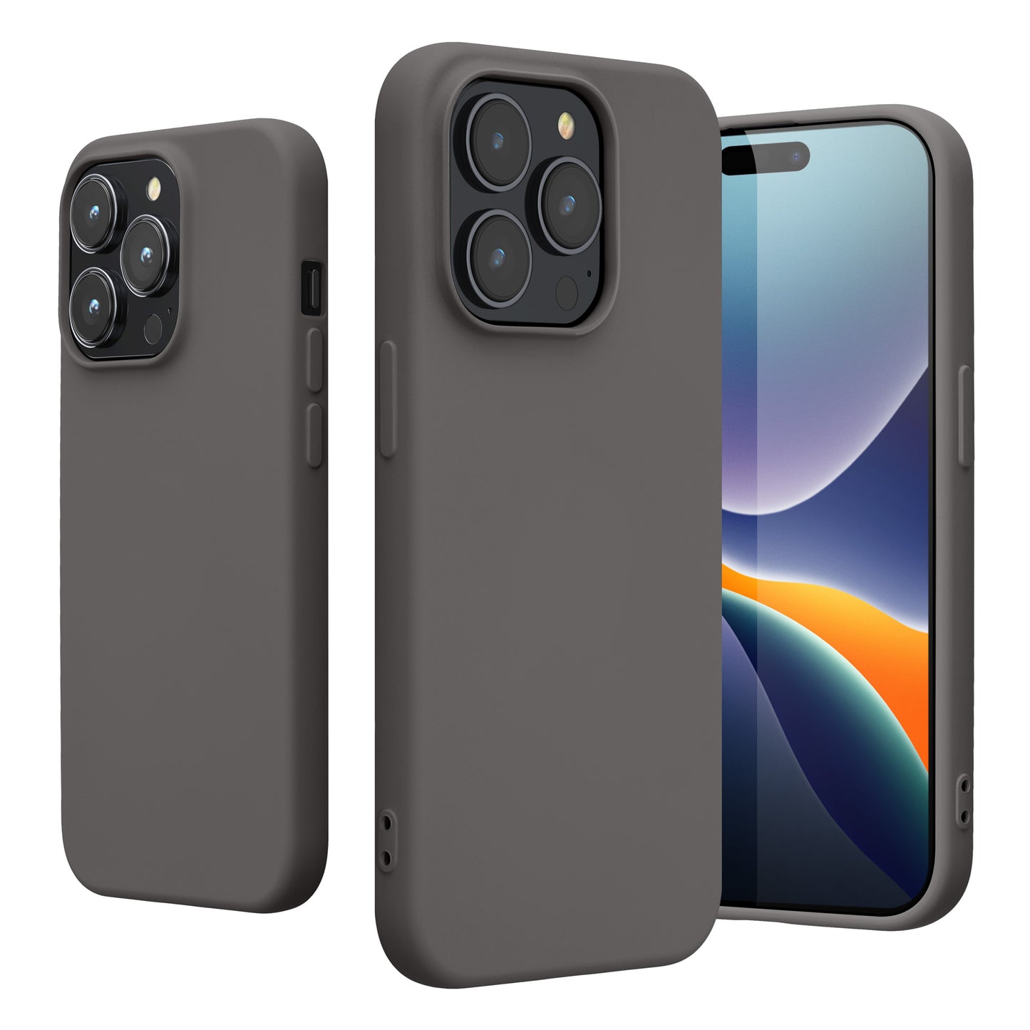 kwmobile Hülle für das iPhone 14 Pro Hülle - stoßfeste Schützhülle für kabelloses Laden