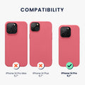 kwmobile Hülle für das iPhone 14 Pro Hülle - stoßfeste Schützhülle für kabelloses Laden