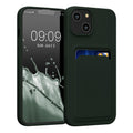 kwmobile Handyhülle kompatibel mit Apple iPhone 14 Hülle - Handy Cover mit Fach für Karten