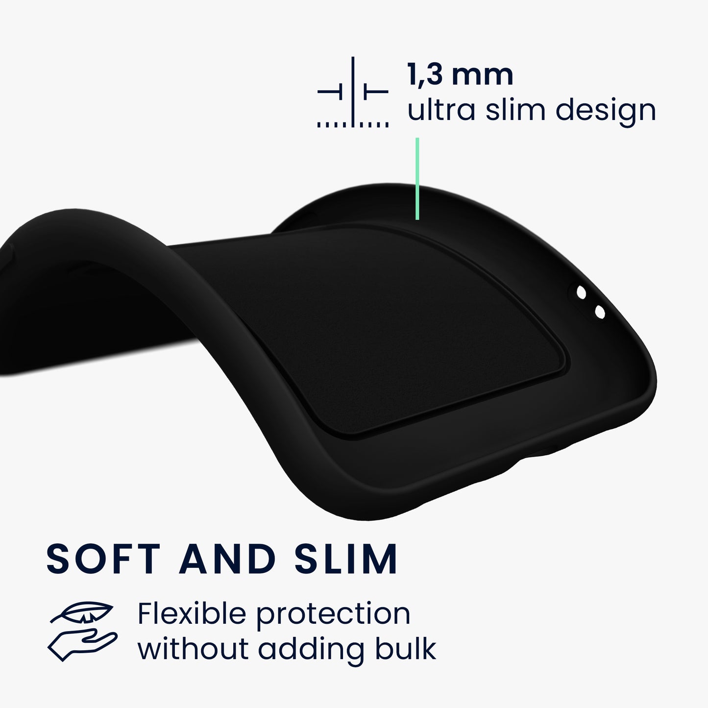 kwmobile Handyhülle kompatibel mit Apple iPhone 14 Hülle - Handy Cover mit Fach für Karten
