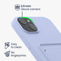 kwmobile Handyhülle kompatibel mit Apple iPhone 14 Plus - Handy Cover mit Fach für Karten