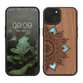 kwmobile Hülle kompatibel mit Apple iPhone 14 Handy Cover TPU Handyhülle Kompass Vintage
