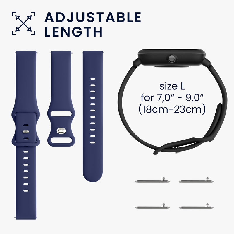 2x Sportarmband für Xiaomi Watch S4/S4 Sport/S3/S2/Watch S1 Active/Redmi Watch 5 Active