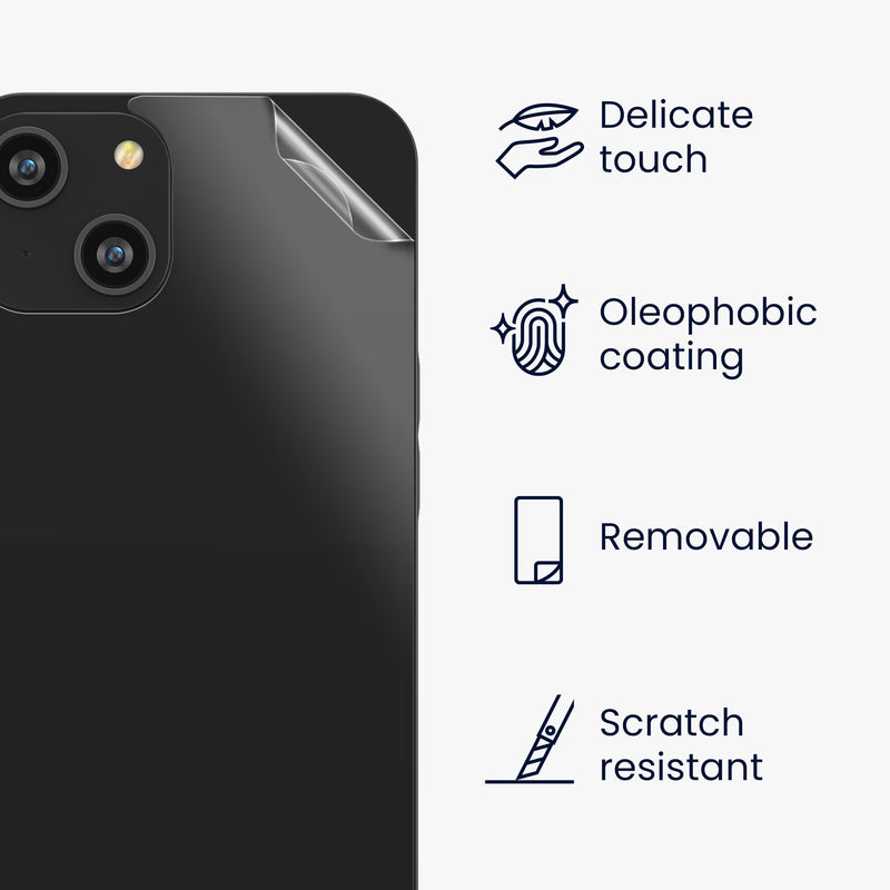 Schutzfolie Rückseite kompatibel mit Apple iPhone 14