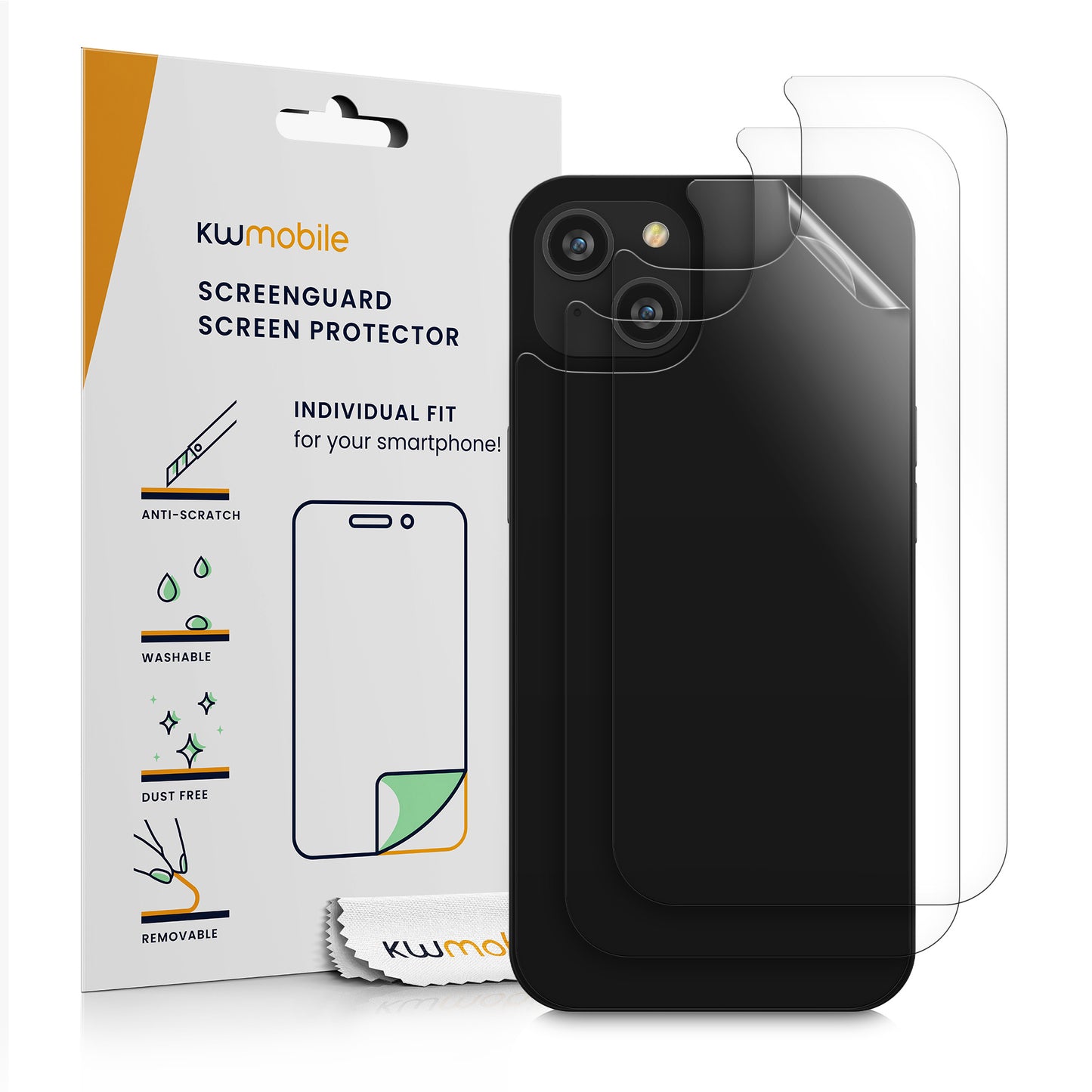 Schutzfolie Rückseite kompatibel mit Apple iPhone 14 Plus