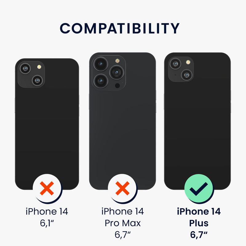 Schutzfolie Rückseite kompatibel mit Apple iPhone 14 Plus