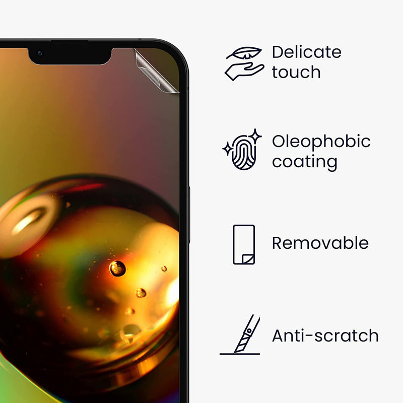 3x Folie kristallklar für Apple iPhone 14