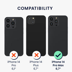 3x Folie kristallklar für Apple iPhone 14 Pro Max - Kristallklar - Displayschutz