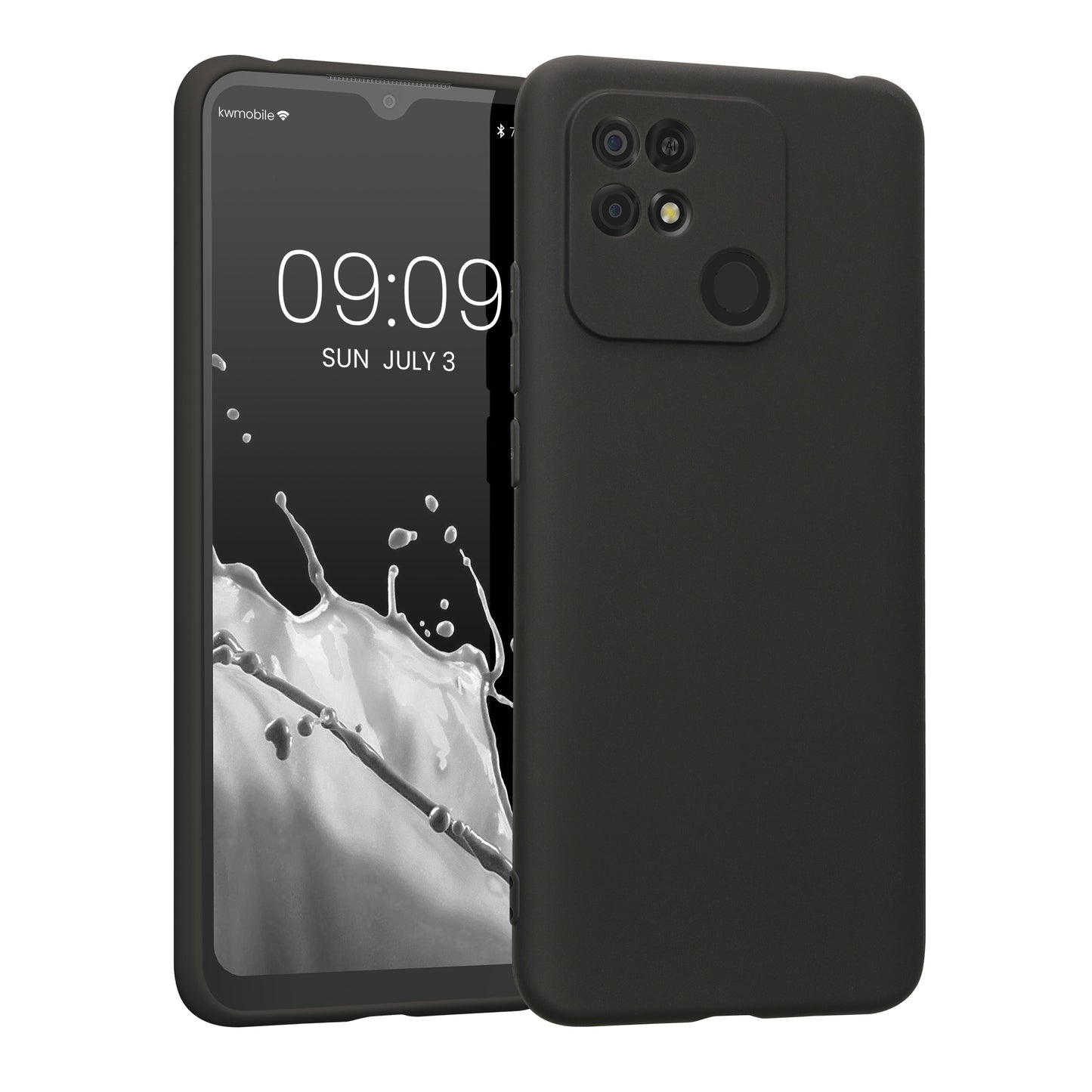 kwmobile Handyhülle für Xiaomi Redmi 10C - Kabelloses Laden - Schutzhülle Cover