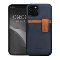 kalibri Hülle kompatibel mit Apple iPhone 12 / iPhone 12 Pro - Handyhülle Handy Cover - Case mit Kartenfach abnehmbar