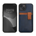 kalibri Hülle kompatibel mit Apple iPhone 13 / iPhone 14 - Handyhülle Handy Cover - Case mit Kartenfach abnehmbar