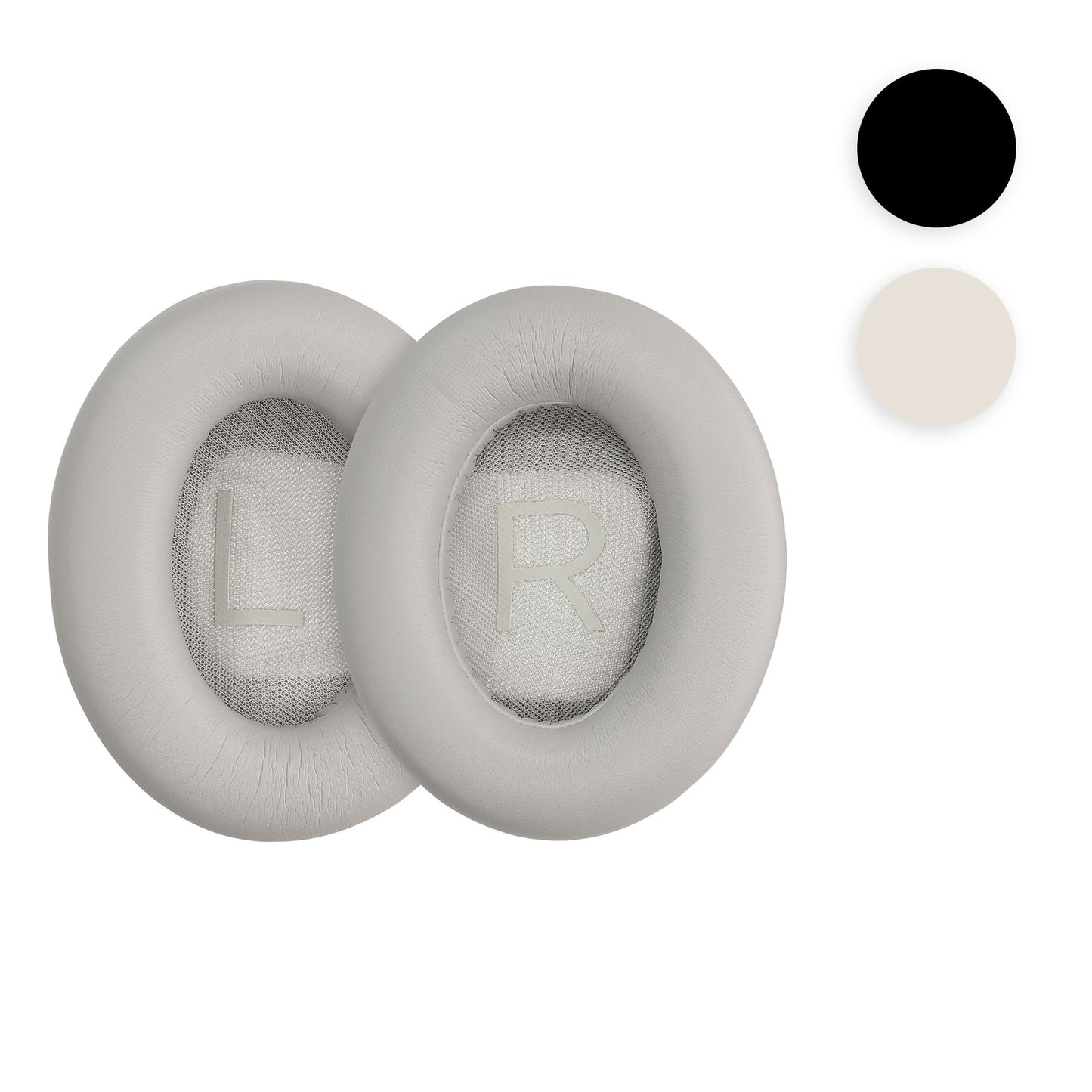kwmobile 2x Ohr Polster für Bose Noise Cancelling 700 / NC700 Ohrpolster - Ersatz Ohrpolster - Kopfhörer Ersatzteile - Kopfhörer Ersatzpolster für Over Ear Headphones Grau  