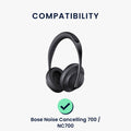 kwmobile Ohr Polster für Bose Noise Cancelling 700 / NC700 Ohrpolster Ersatz Kopfhörer Ersatzteile Over Ear Headphones