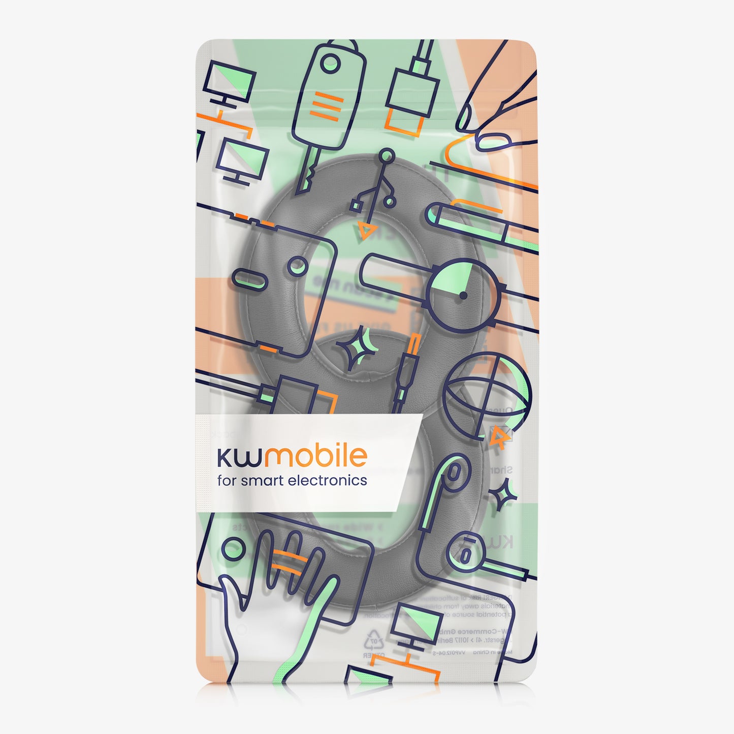 kwmobile Ohr Polster für Corsair HS50 HS60 HS60 Pro HS70 HS70 Pro HS75 Ohrpolster Ersatz Ohrpolster Kopfhörer Ersatzteile Kopfhörer Ersatzpolster Over Ear Headphones
