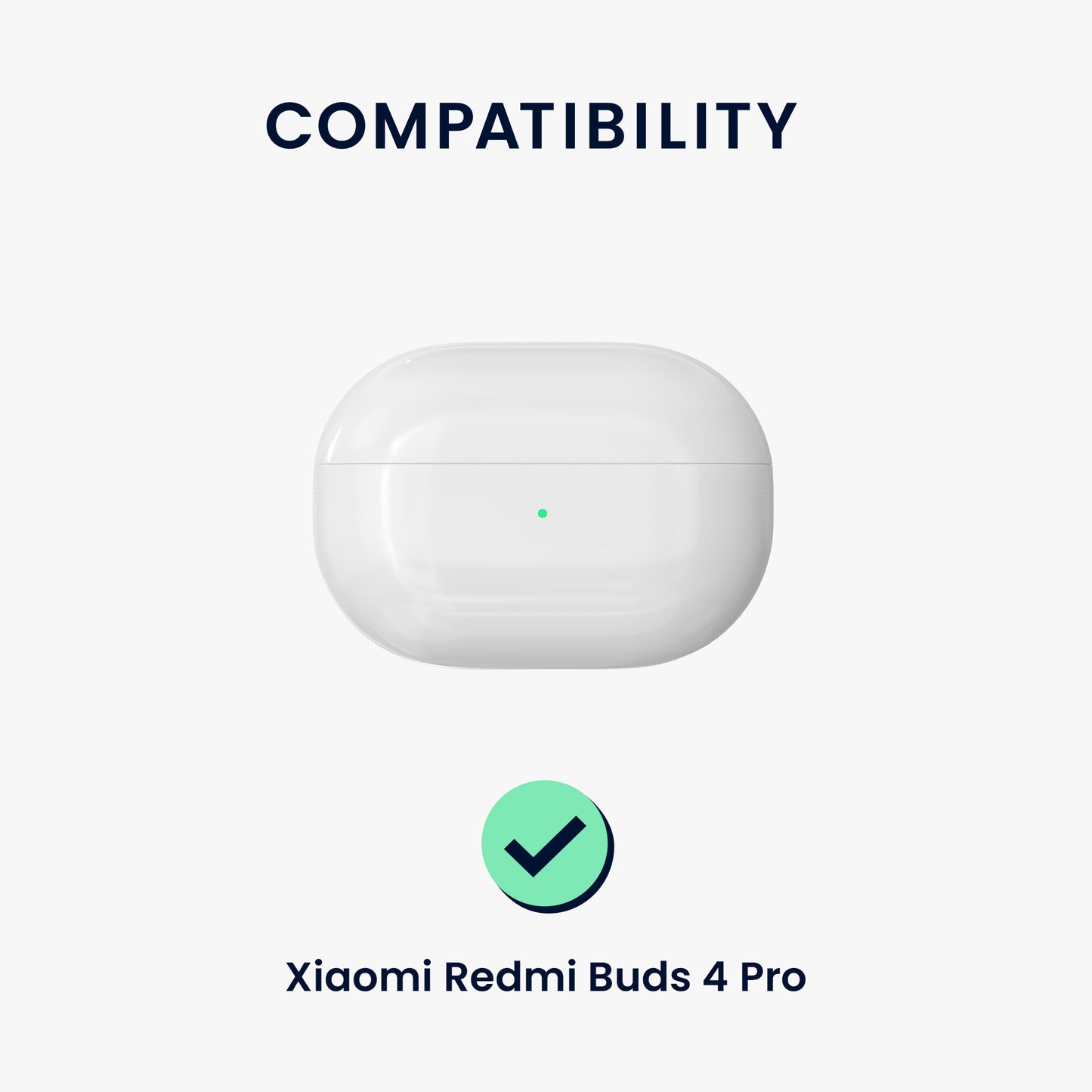 kwmobile Hülle kompatibel mit Xiaomi Redmi Buds 4 Pro Kopfhörer