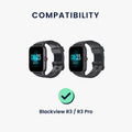 kwmobile USB Kabel Charger kompatibel mit Blackview R30 Pro / R8 / R3 / R3 Pro / X2 / X1 / Letsfit / Fitpolo Ladekabel - Smart Watch Ersatzkabel - Fitnesstracker Aufladekabel