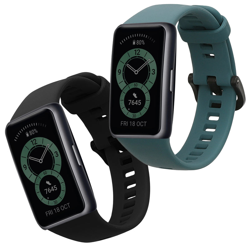 kwmobile Uhrenarmband für Huawei Band 6 Armband Fitnesstracker Band Set Ersatzarmband Smartwatch