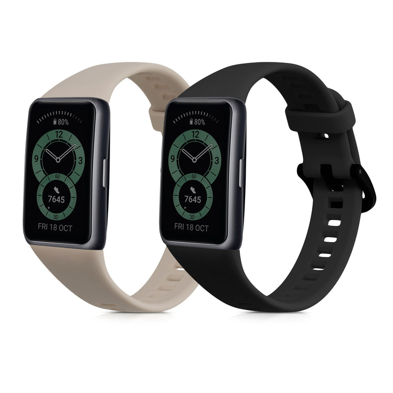 kwmobile Uhrenarmband für Huawei Band 6 Armband Fitnesstracker Band Set Ersatzarmband Smartwatch