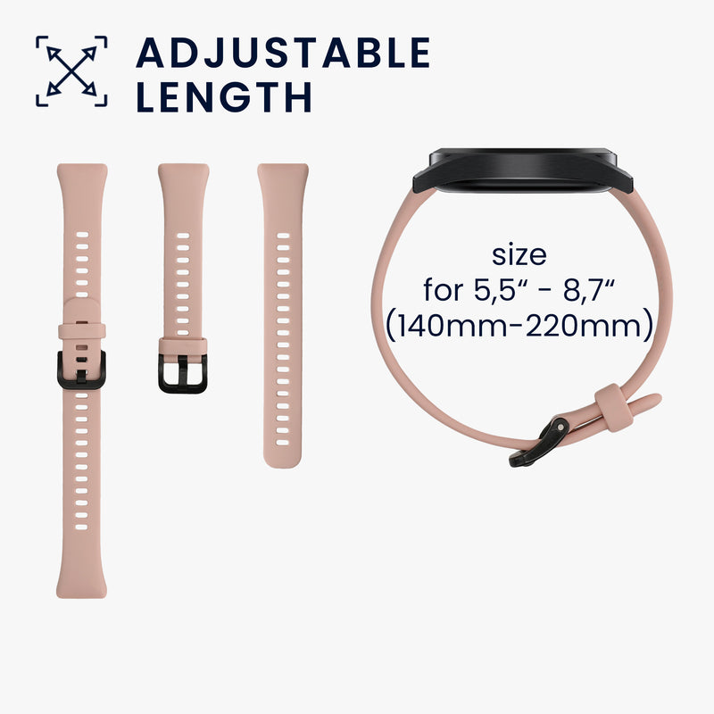 kwmobile Uhrenarmband für Huawei Band 6 Armband Fitnesstracker Band Set Ersatzarmband Smartwatch