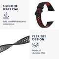 kwmobile Uhrenarmband für Huawei Band 6 & 6 Pro / Honor Band 7 & 6 Armband Fitnesstracker Band Set Ersatzarmband Smartwatch