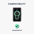 kwmobile Uhrenarmband für Huawei Band 6 & 6 Pro / Honor Band 7 & 6 Armband Fitnesstracker Band Set Ersatzarmband Smartwatch