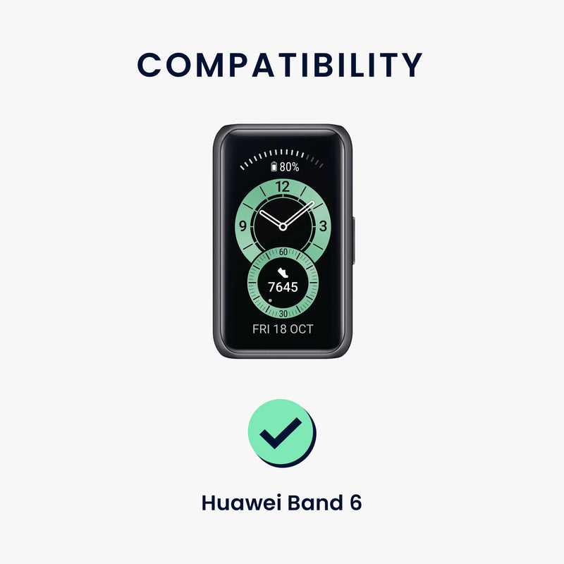 kwmobile Uhrenarmband für Huawei Band 6 & 6 Pro / Honor Band 7 & 6 Armband Fitnesstracker Band Set Ersatzarmband Smartwatch