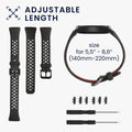 kwmobile Uhrenarmband für Huawei Band 6 & 6 Pro / Honor Band 7 & 6 Armband Fitnesstracker Band Set Ersatzarmband Smartwatch