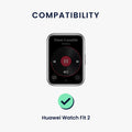 kwmobile Uhrenarmband für Huawei Watch Fit 2 Armband Fitnesstracker Band Set Ersatzarmband Smartwatch