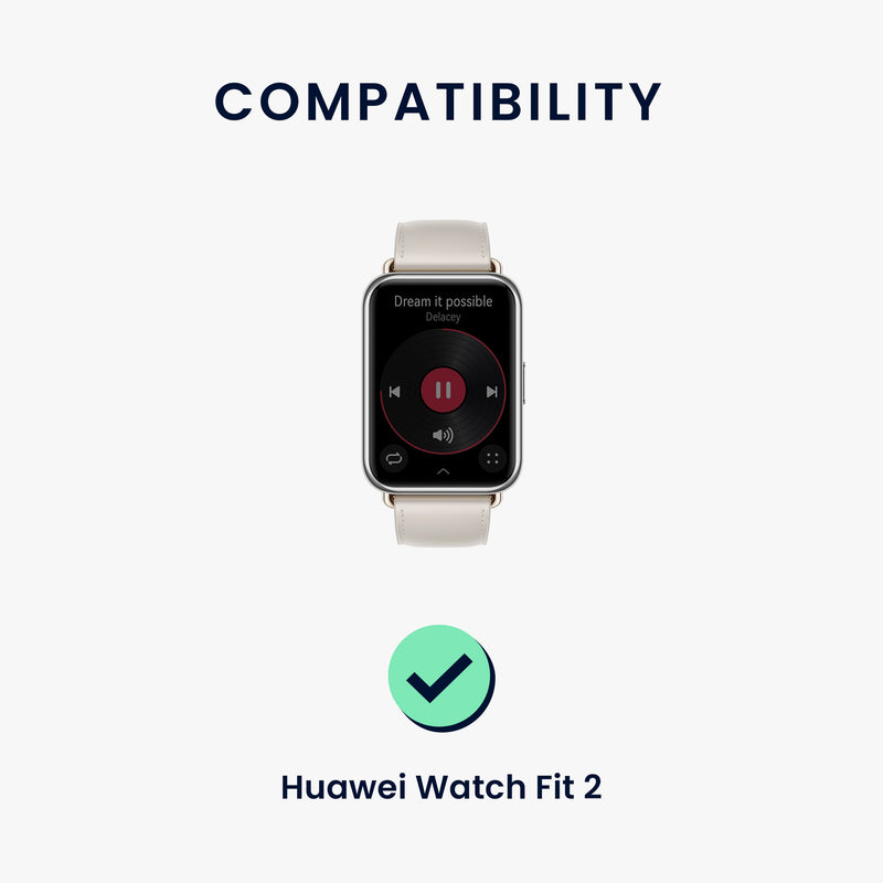 kwmobile Uhrenarmband für Huawei Watch Fit 2 Armband Fitnesstracker Band Set Ersatzarmband Smartwatch